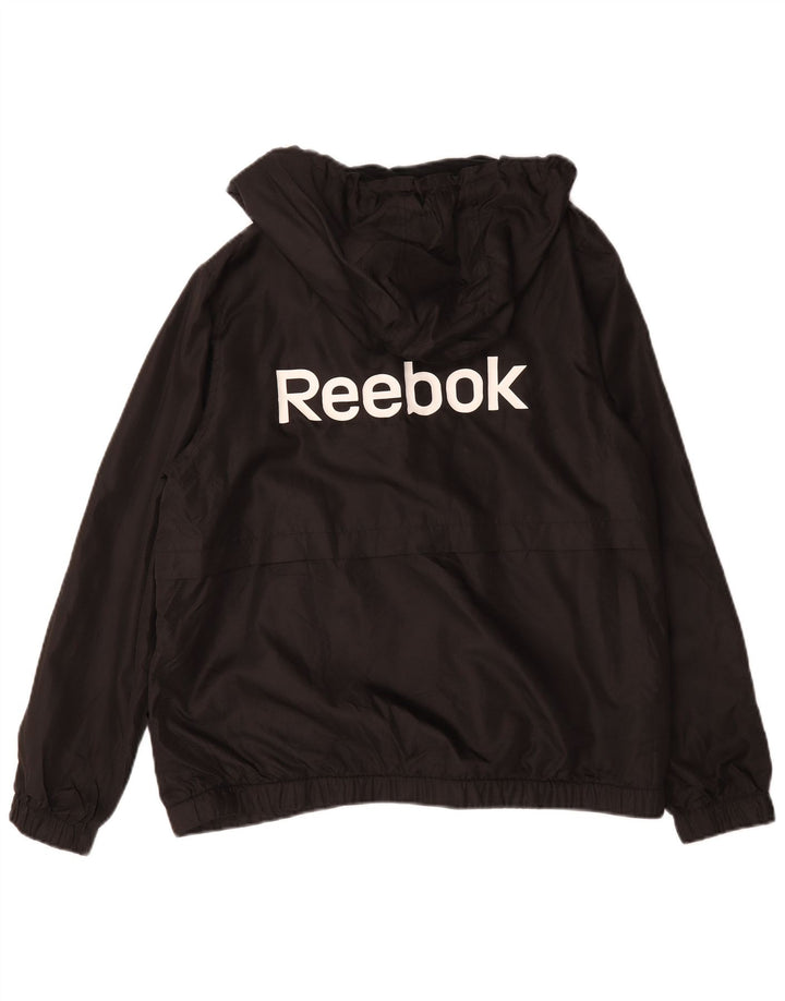 Jachetă bomber cu glugă pentru bărbați Reebok UK 40 Poliester negru mare