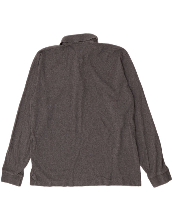Tricou polo Hugo Boss pentru bărbați, mare, gri, bumbac