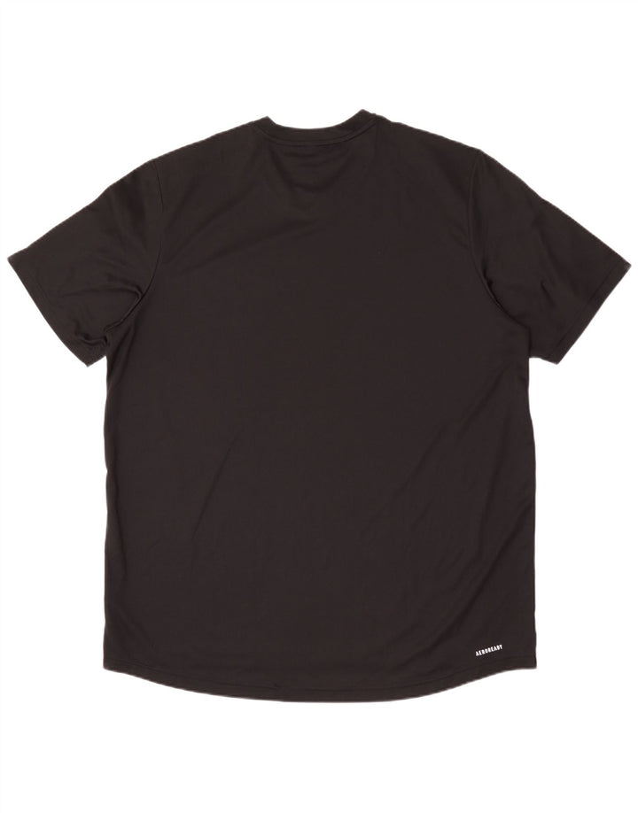 Tricou pentru bărbați Adidas Aeroready Top XL Poliester negru