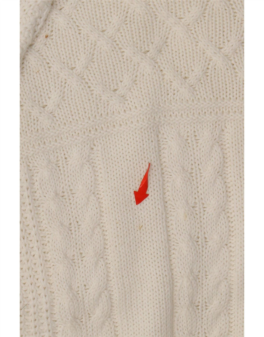 Pulover VINTAGE pentru femei cu gât de barcă UK 14 Large White