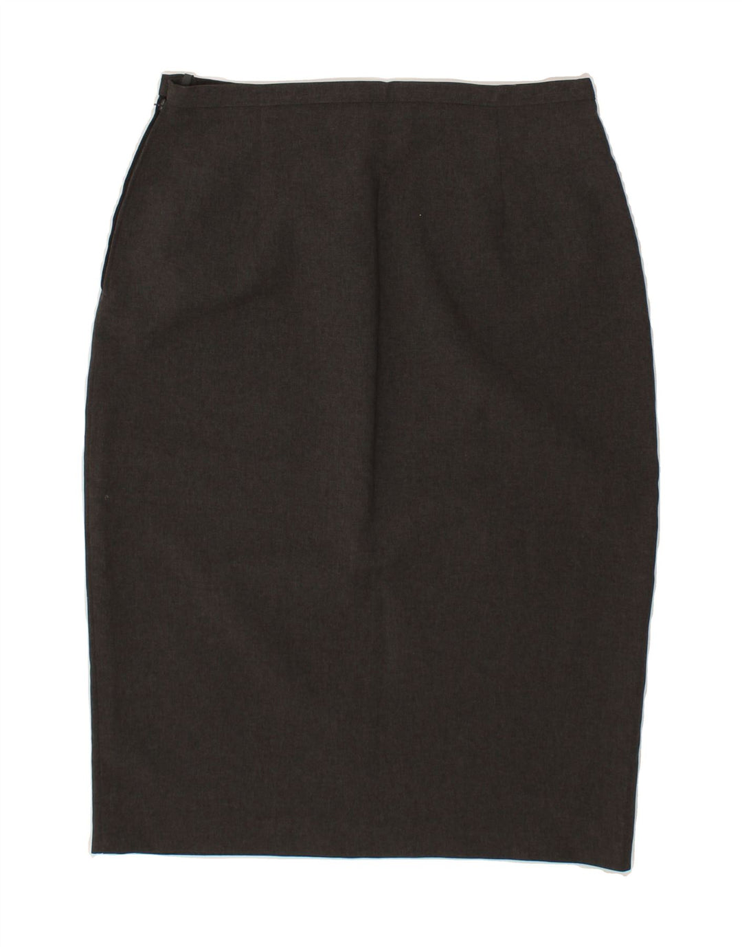 BENETTON Womens Midi Skirt IT 46 Large W30 Grey Polyester Vintage Benetton and Second-Hand Benetton from Messina Hembry 