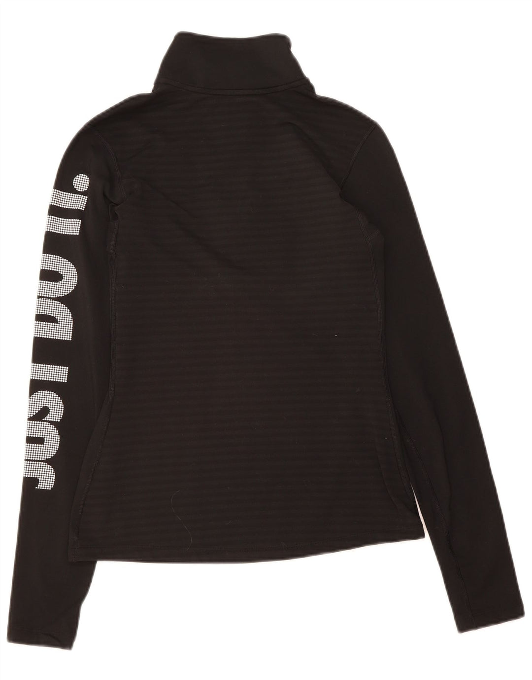 NIKE Womens Graphic Pullover Tracksuit Top UK 12 Medium Black Striped