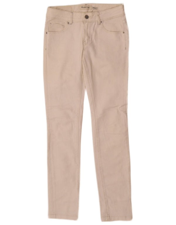 Blugi skinny pentru femei Massimo Dutti W26 L28 alb