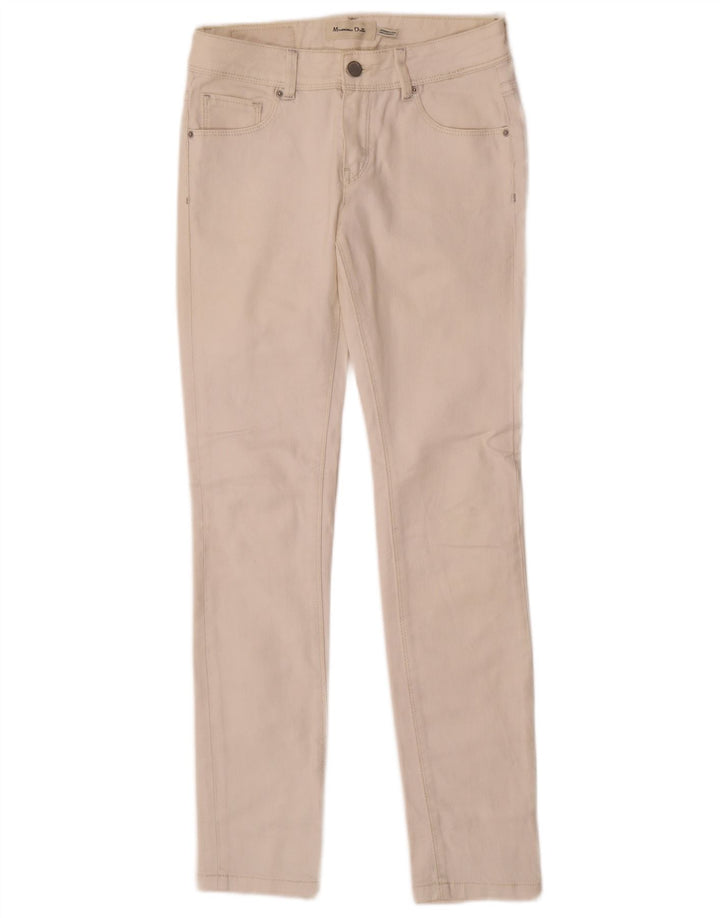 Blugi skinny pentru femei Massimo Dutti W26 L28 alb