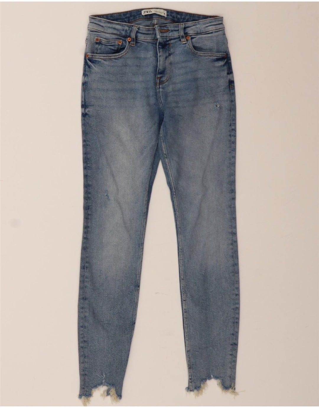 ZARA Womens Skinny Jeans US 6 Medium W28 L28 Blue Vintage Zara and Second-Hand Zara from Messina Hembry 