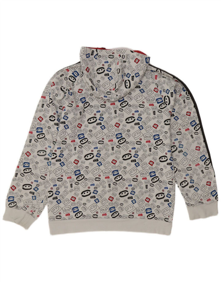 Pulover Adidas pentru băieți cu model abstract, 15-16 ani, alb, geometric