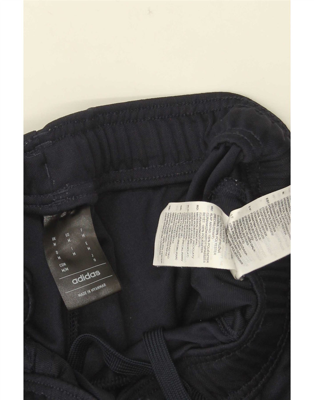 Pantaloni de trening Adidas Aeroready pentru bărbați, poliester mediu albastru bleumarin