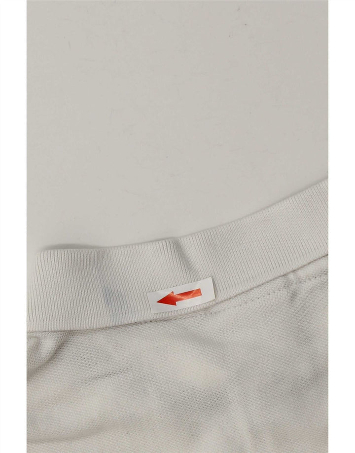 Tricou polo Nike pentru bărbați, bumbac alb mediu