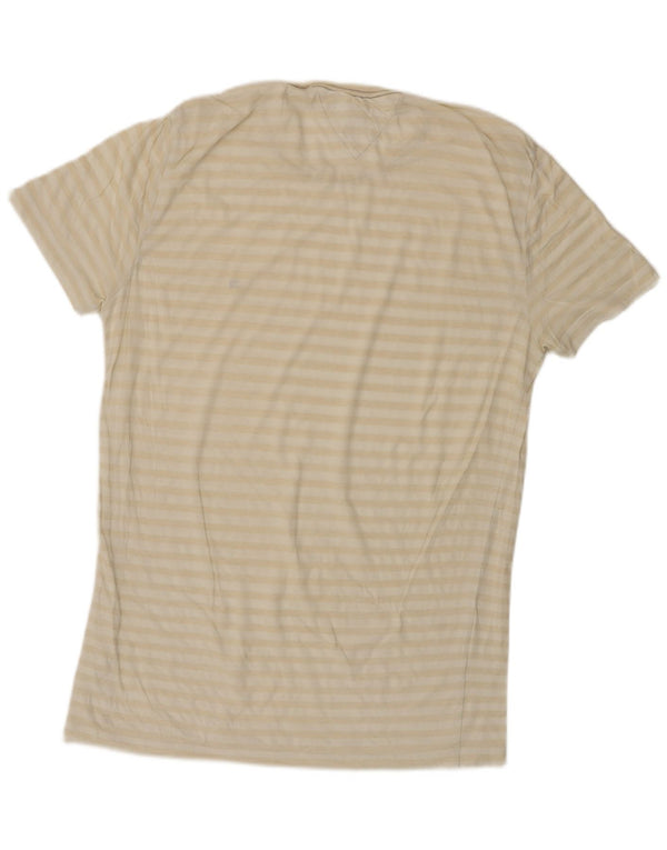 Tricou pentru bărbați Tommy Hilfiger Slim Fit Top XL, bumbac cu dungi bej