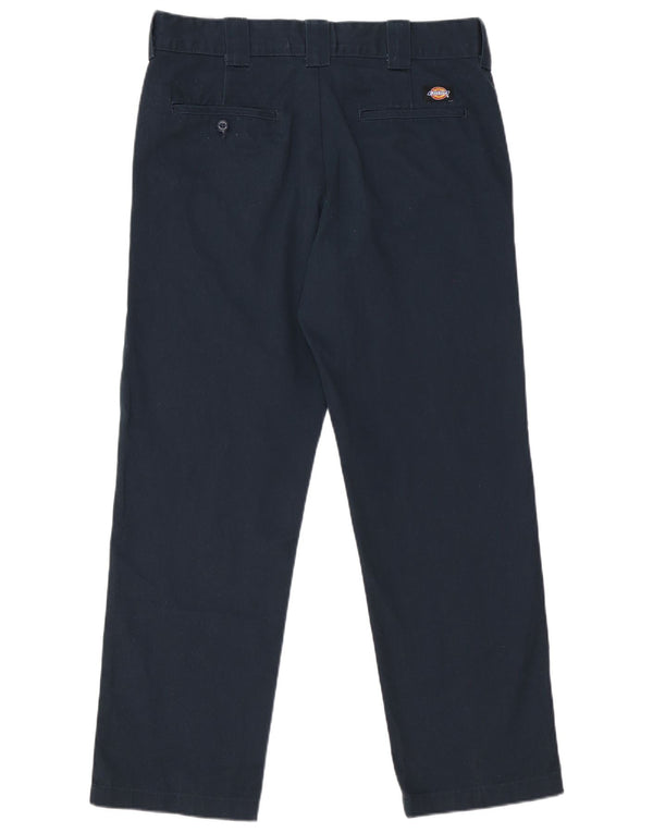 Pantaloni casual slim drepti pentru femei Dickies L34 L32 Poliester bleumarin