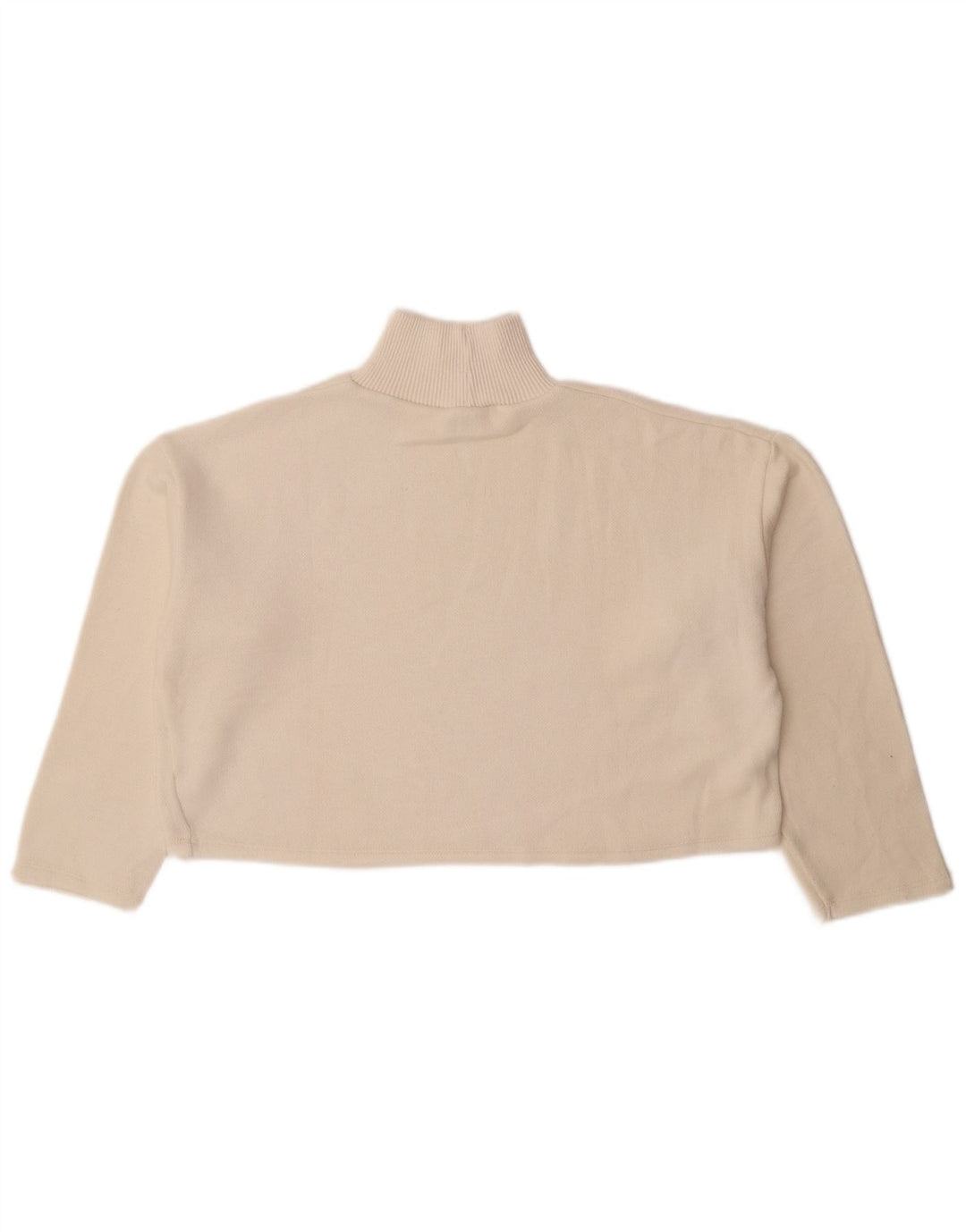 Pulover oversize cu gât țestoasă pentru femeie Zara UK 10 Small Off White