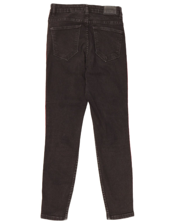 Blugi skinny Trafaluc pentru femei Zara EU 38 Mici L28 L26 Negri Colorblock