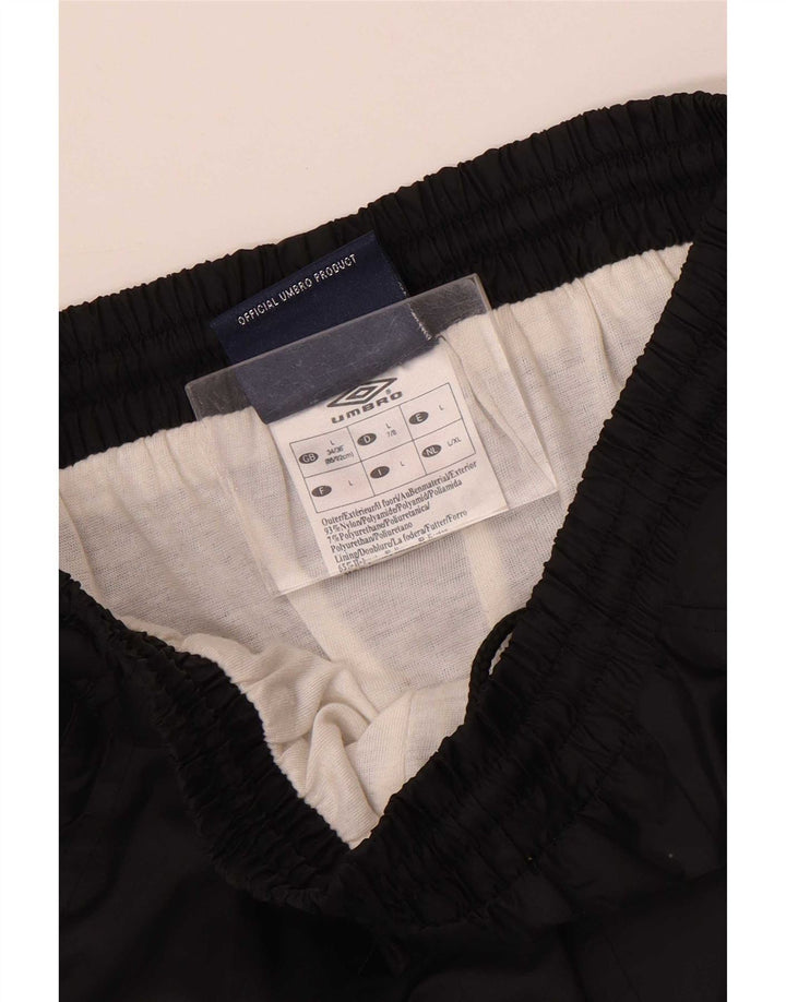 Pantaloni impermeabili pentru bărbați Umbro, nailon mare, negru