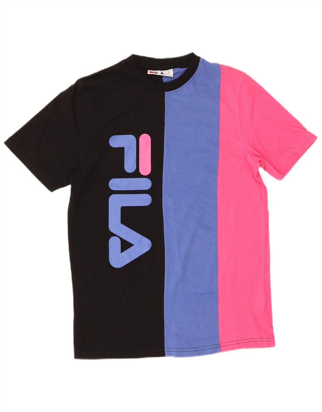 Tricou cu grafică Fila pentru bărbați Top mic, multicolor, bumbac color bloc