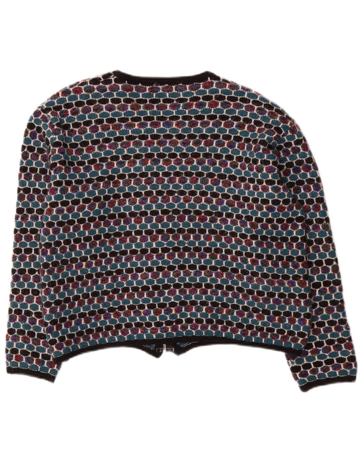 Pulover cardigan Ella pentru femei UK 16 mare, multicolor, geometric