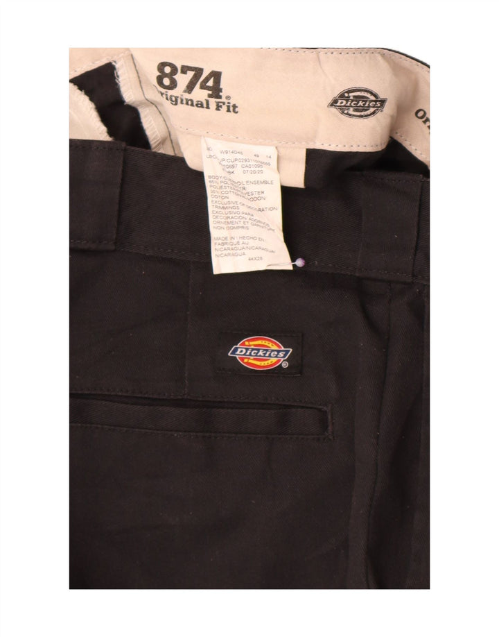 Pantaloni tăiați pentru bărbați Dickies 874 Original Fit L44 L23 Poliester negru