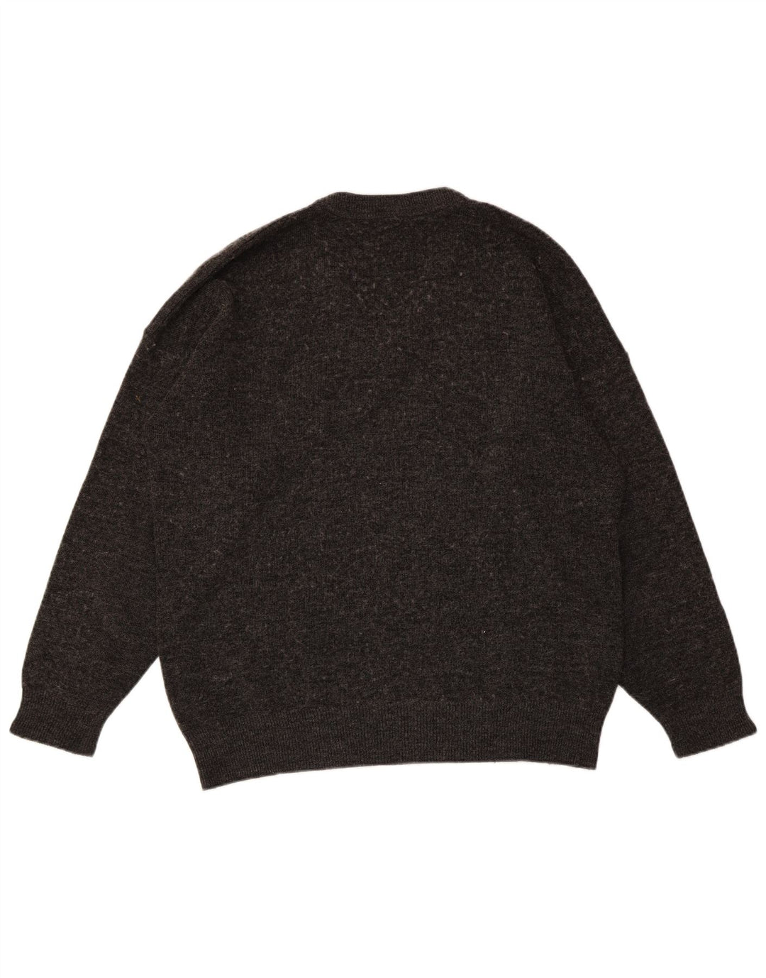 Pulover cu decolteu în V LACOSTE pentru bărbați, mărimea 6 XL, lână gri