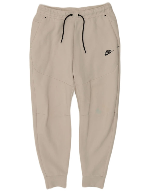 Pantaloni de trening pentru bărbați Nike Pantaloni de jogging Bumbac alb mediu
