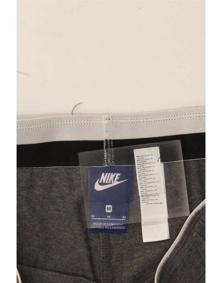Leggings grafic Nike pentru femei UK 12, bumbac cu pete gri mediu