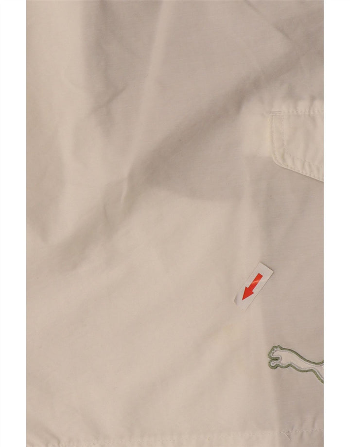 Pantaloni scurți sport Puma pentru bărbați, mari, alb, din bumbac
