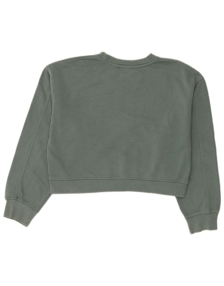 Pulover supradimensionat pentru femei Zara UK 14 Bumbac verde mediu