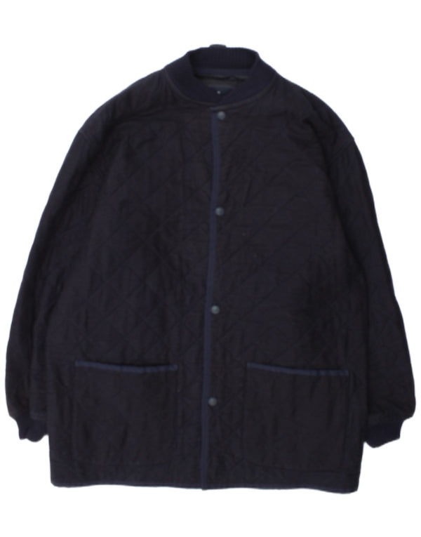 Jachetă matlasată pentru bărbați Ermenegildo Zegna UK 42 XL bleumarin