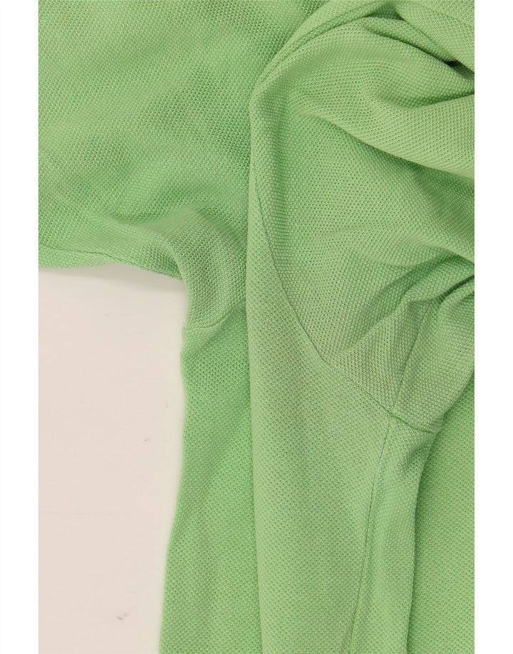 Tricou polo pentru bărbați LACOSTE Mărimea 3 Bumbac verde mic