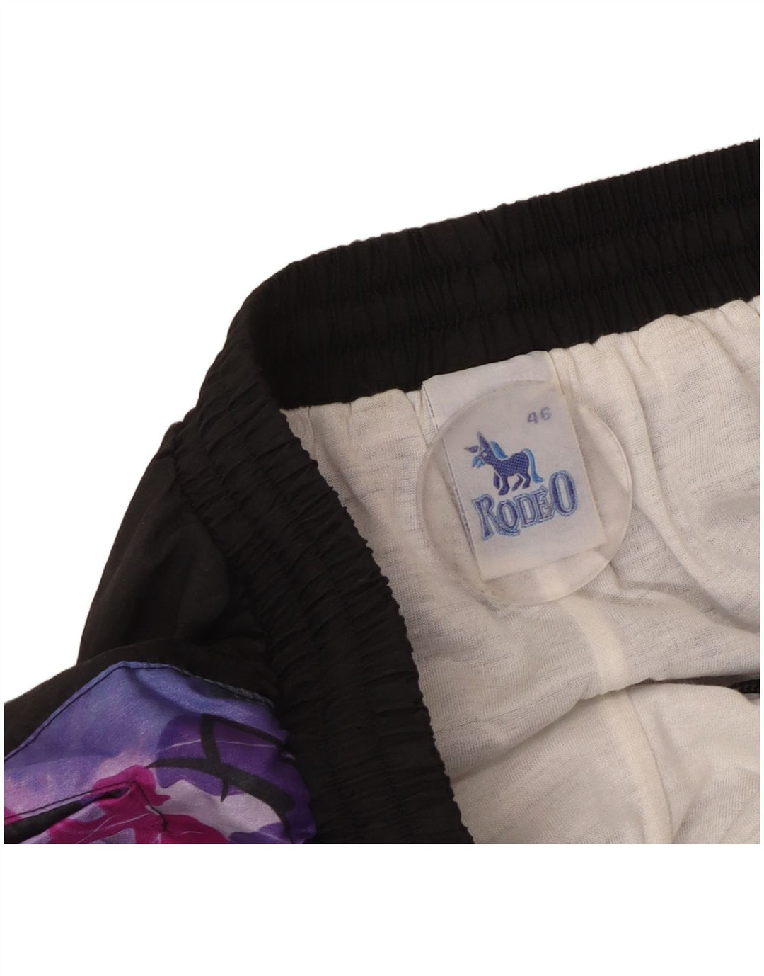 Pantaloni de trening pentru femei Rodeo Pantaloni de jogging IT 46 Large Black Colorblock