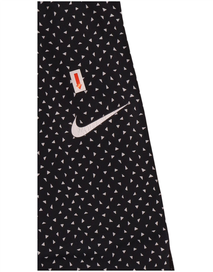 Leggings cu grafice Nike Dri Fit pentru femei UK 14 Sport mari, cu pete, albastru marin
