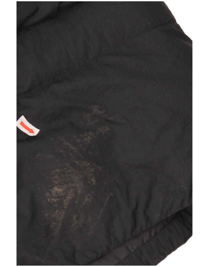 Palton căptușit cu glugă Adidas pentru bărbați Marea Britanie 38 Nylon mediu negru