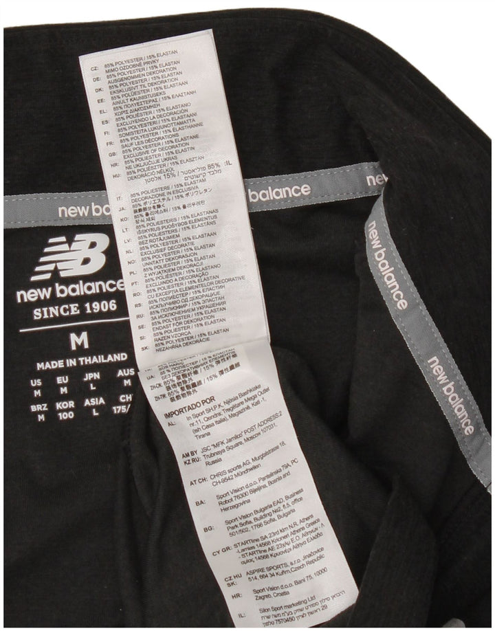 Trening pentru bărbați New Balance, cu fermoar și gât, cu pulover, mediu, negru, pete