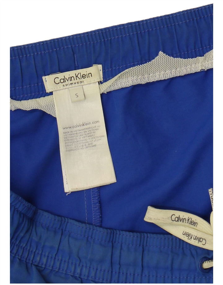 Pantaloni scurți de baie Calvin Klein pentru bărbați, albastru, poliester