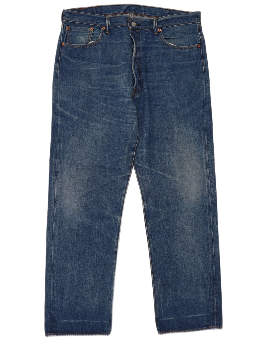 Blugi drepti pentru bărbați Levi's W40 L34 Bumbac albastru