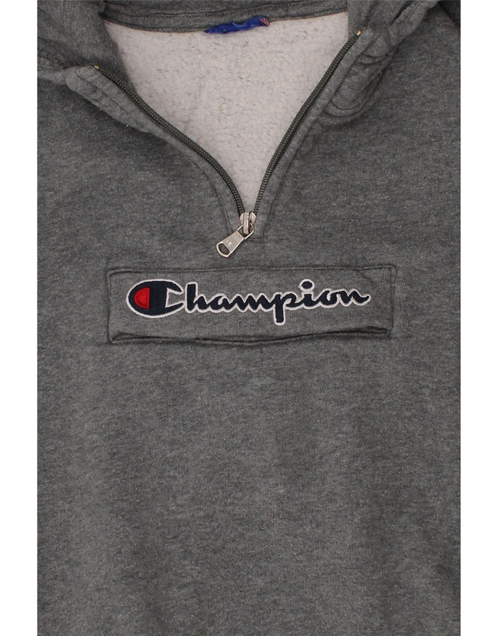 Boys Graphic Zip Neck Hoodie Jumper 5-6 Years Vintage Champion and Second-Hand Champion from Messina Hembry 