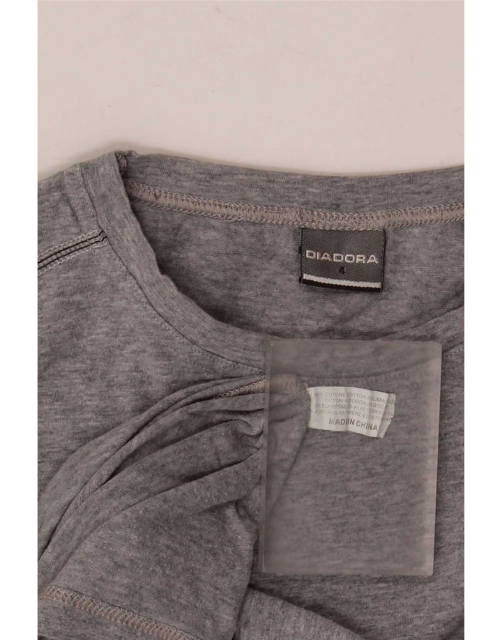 Tricou pentru bărbați Diadora Top Medium Gri Pete Bumbac