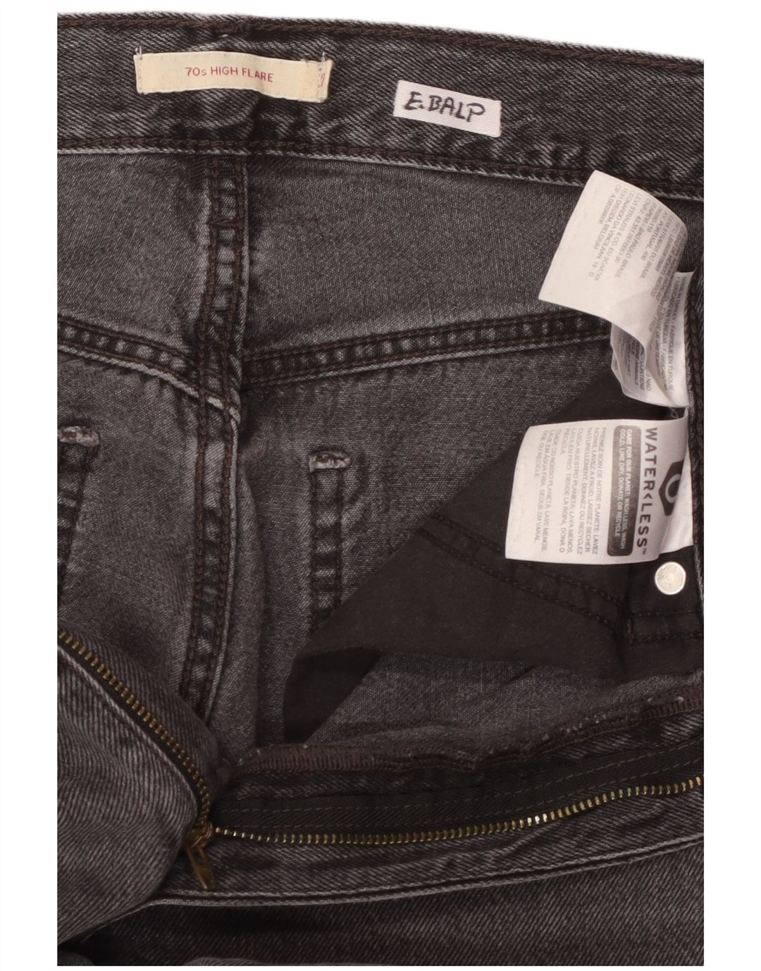 Blugi evazați Levi's pentru femei cu talie mare W27 L32 gri