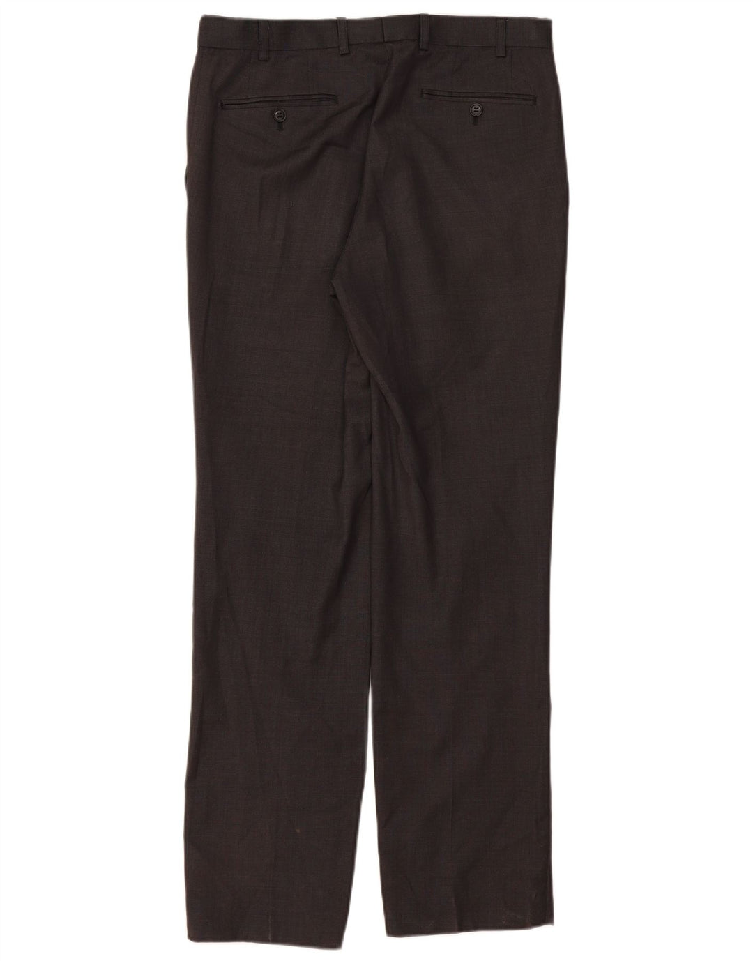 Marks & Spencer Pantaloni drepți pentru bărbați L32 L33 Lână gri