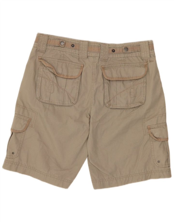 Pantaloni scurti cargo pentru femei Fat Face UK 12 Medium W30 Kaki Bumbac