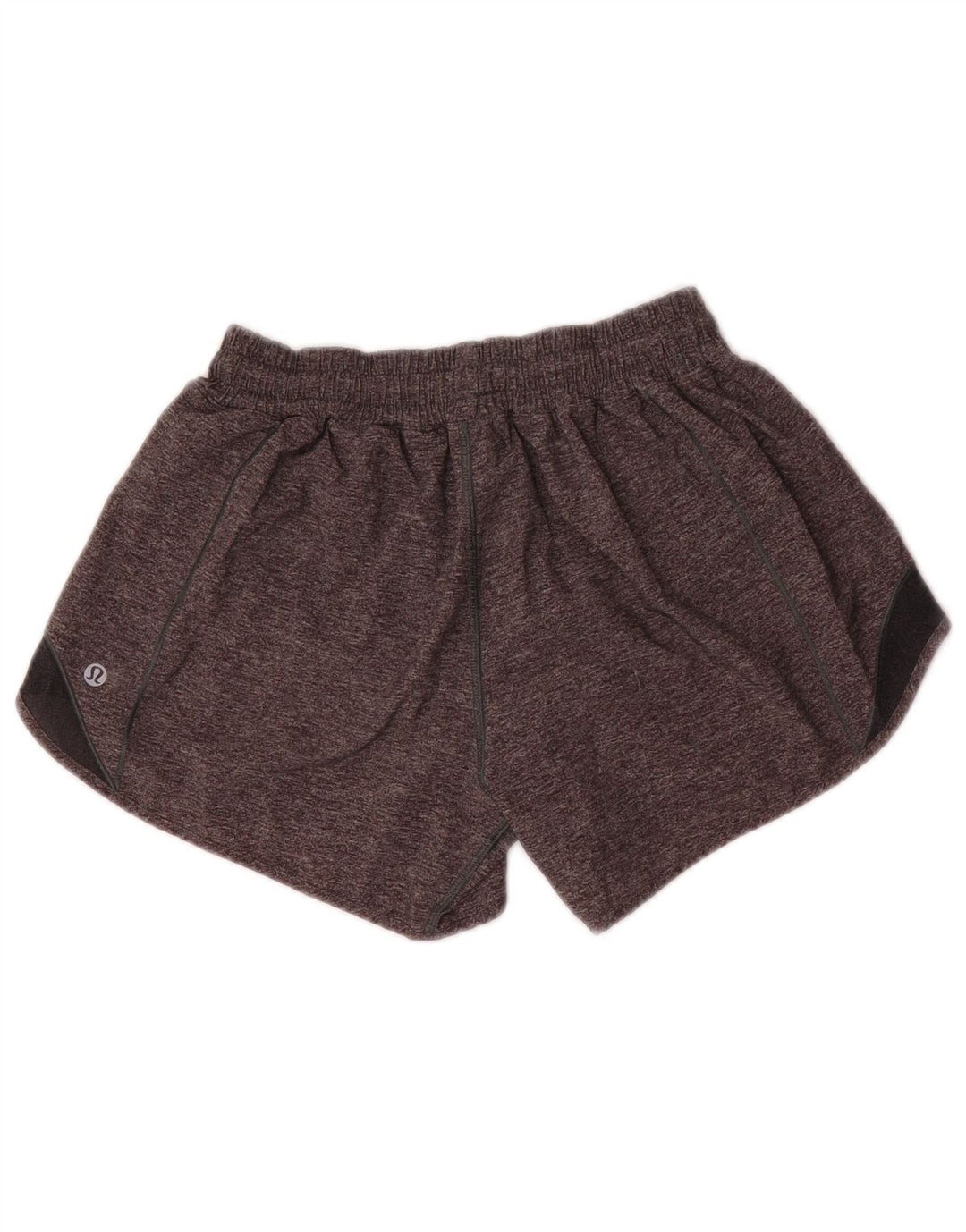 LULULEMON Pantaloni scurti sport pentru femei US 6 Medium Gri Poliester color bloc