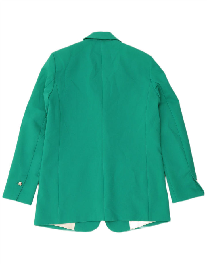 Sacou blazer pentru femei Zara, cu 1 nasture, UK 10, verde mic