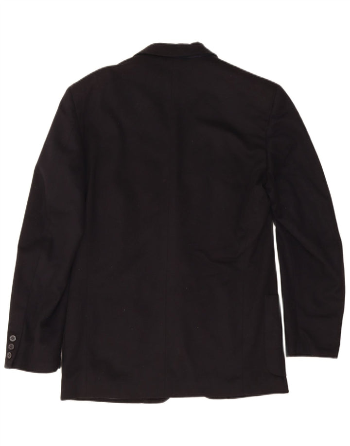 Jachetă pentru bărbați Trussardi Jeans cu 2 nasturi IT 46 Small Black