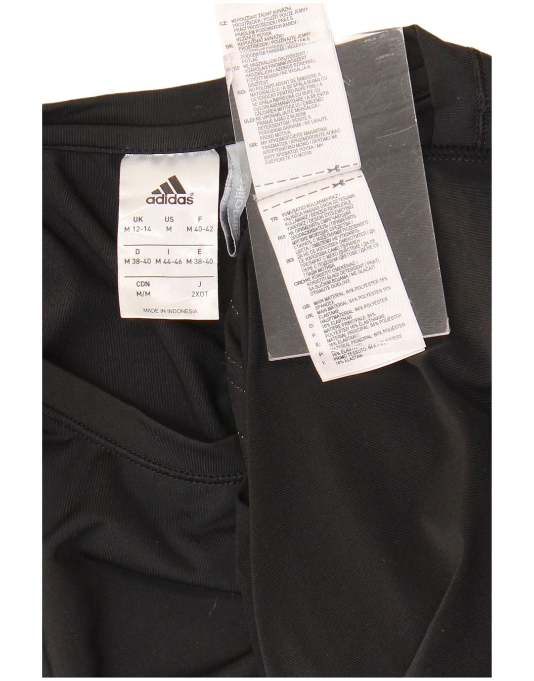 Tricou ADIDAS Climalite pentru femei UK 12/14 Poliester mediu negru