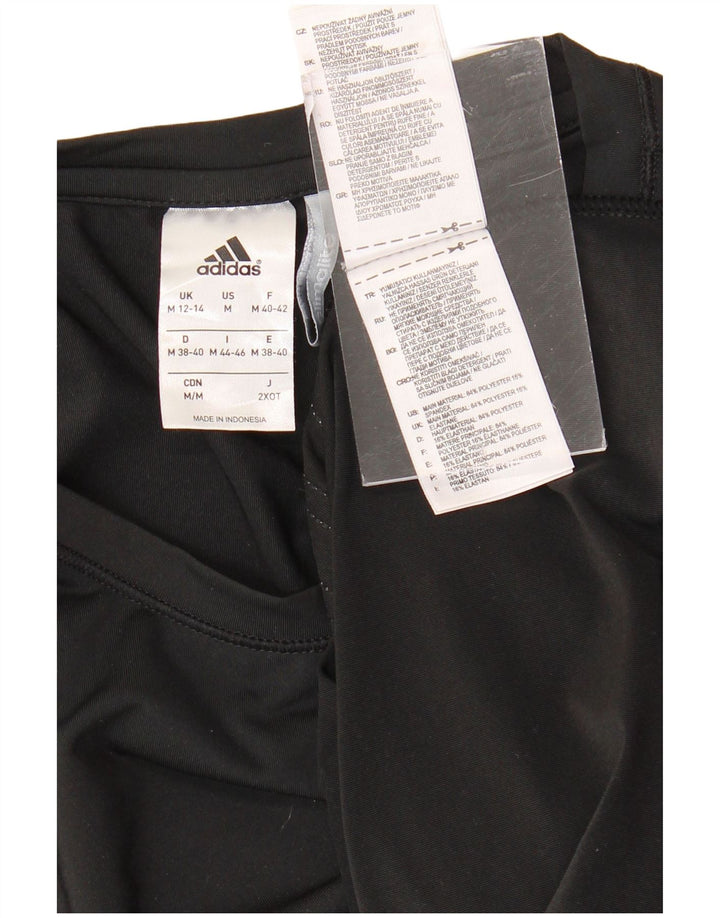 Tricou ADIDAS Climalite pentru femei UK 12/14 Poliester mediu negru