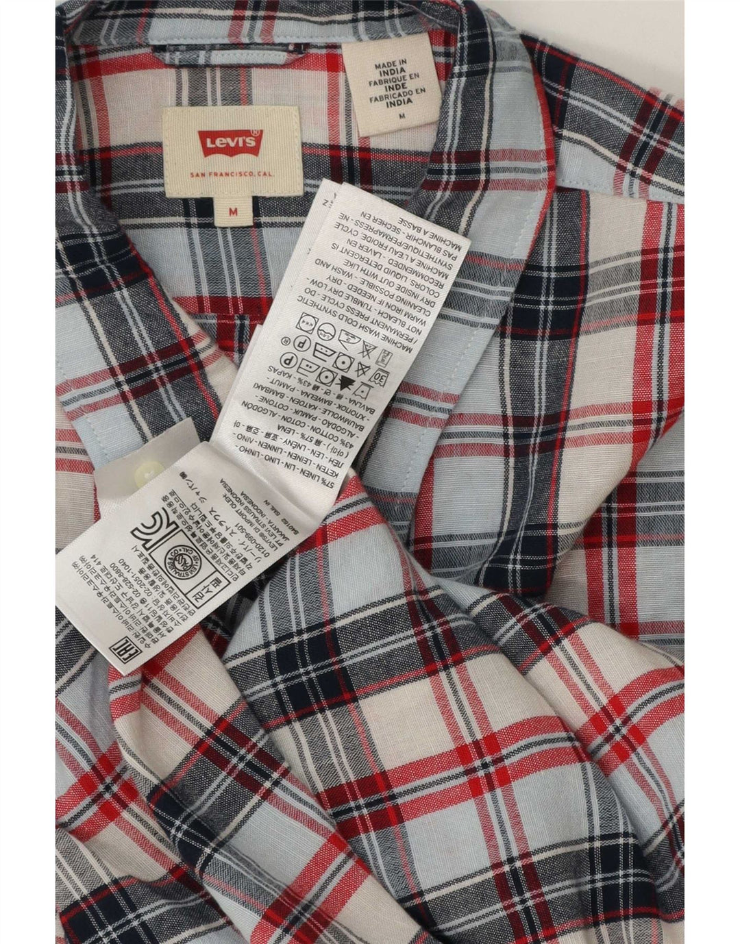 Cămașă pentru bărbați Levi's, in carouri, multicoloră, medie