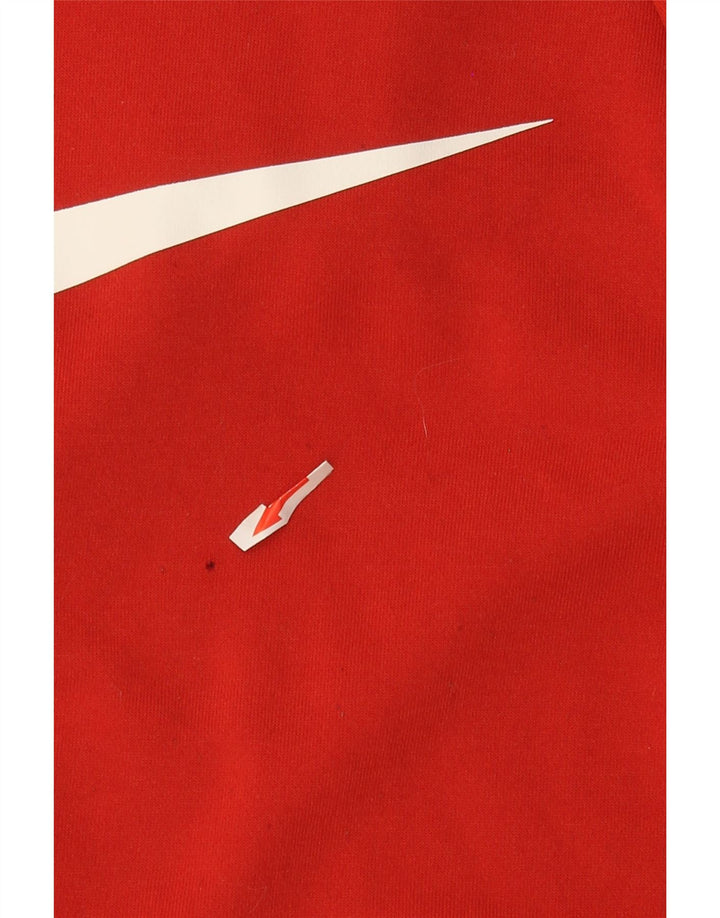 Pulover Nike Dri Fit Graphic pentru bărbați, poliester portocaliu mediu