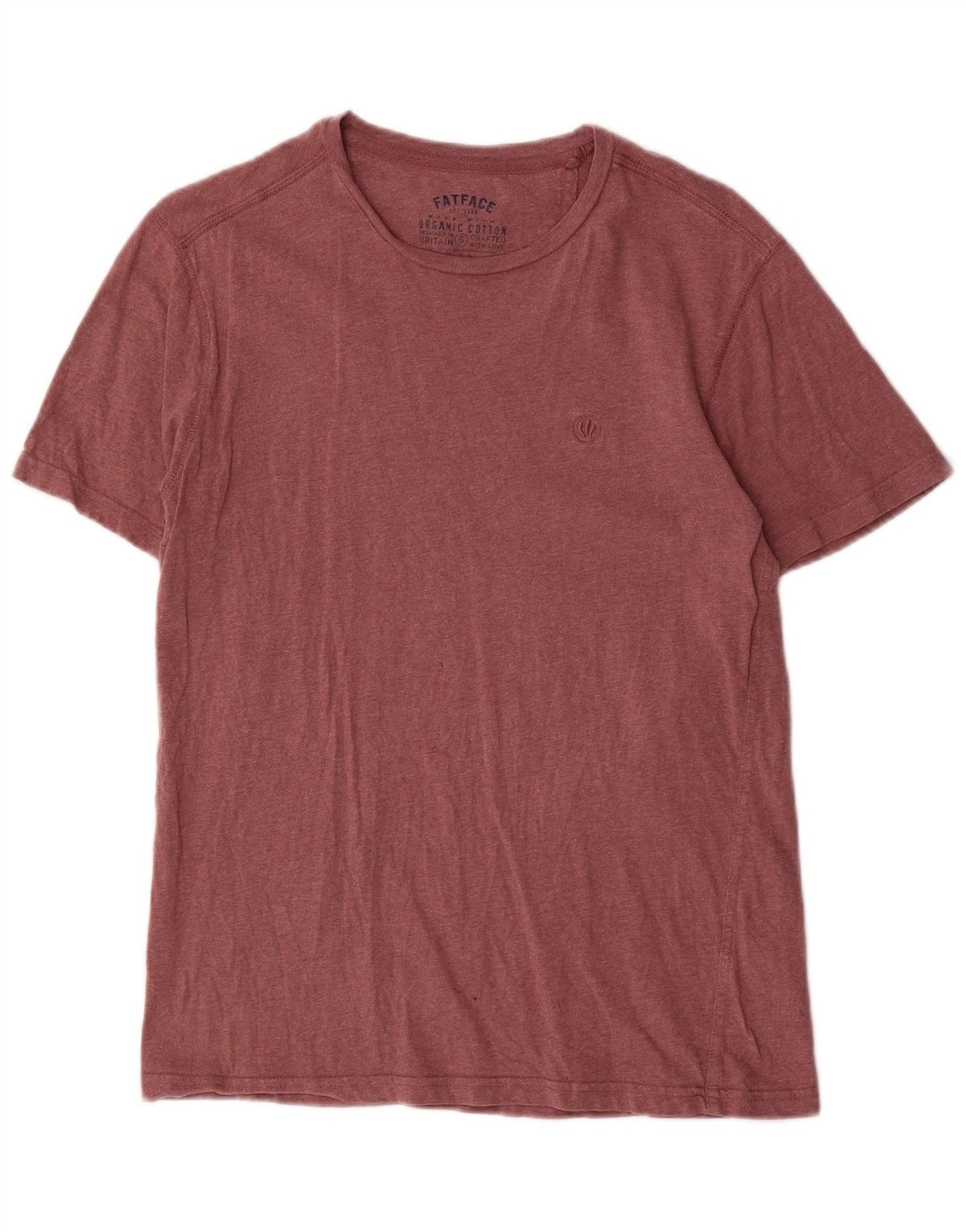 FAT FACE Tricou Bărbați Top mic Bumbac Burgundy