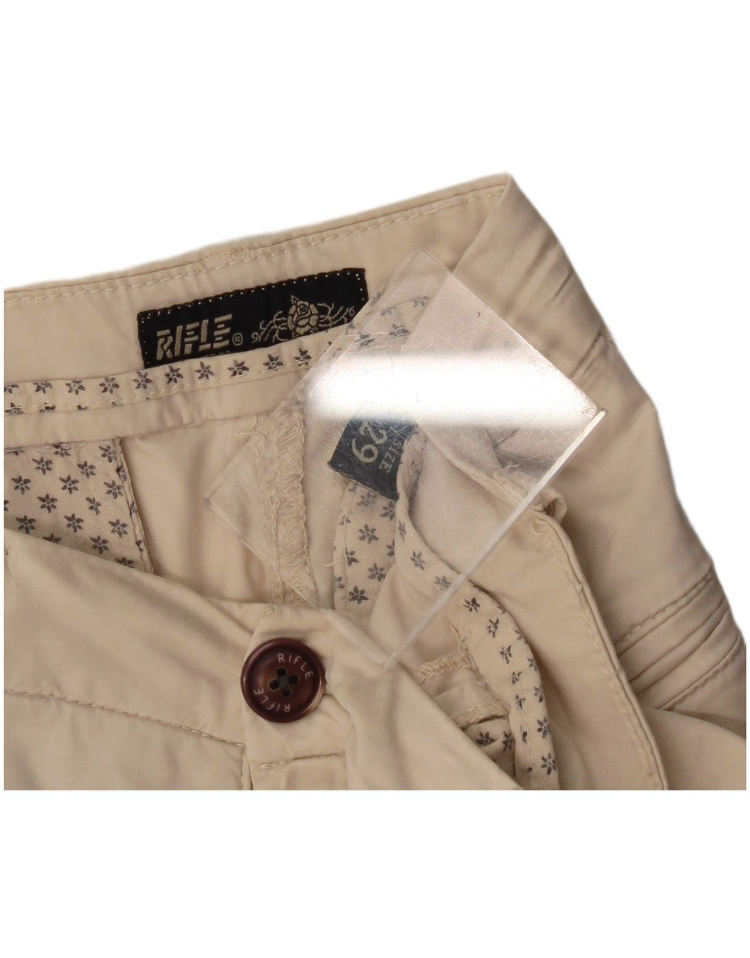 Pantaloni scurți chino pentru femei Rifle W29 Medium Off White