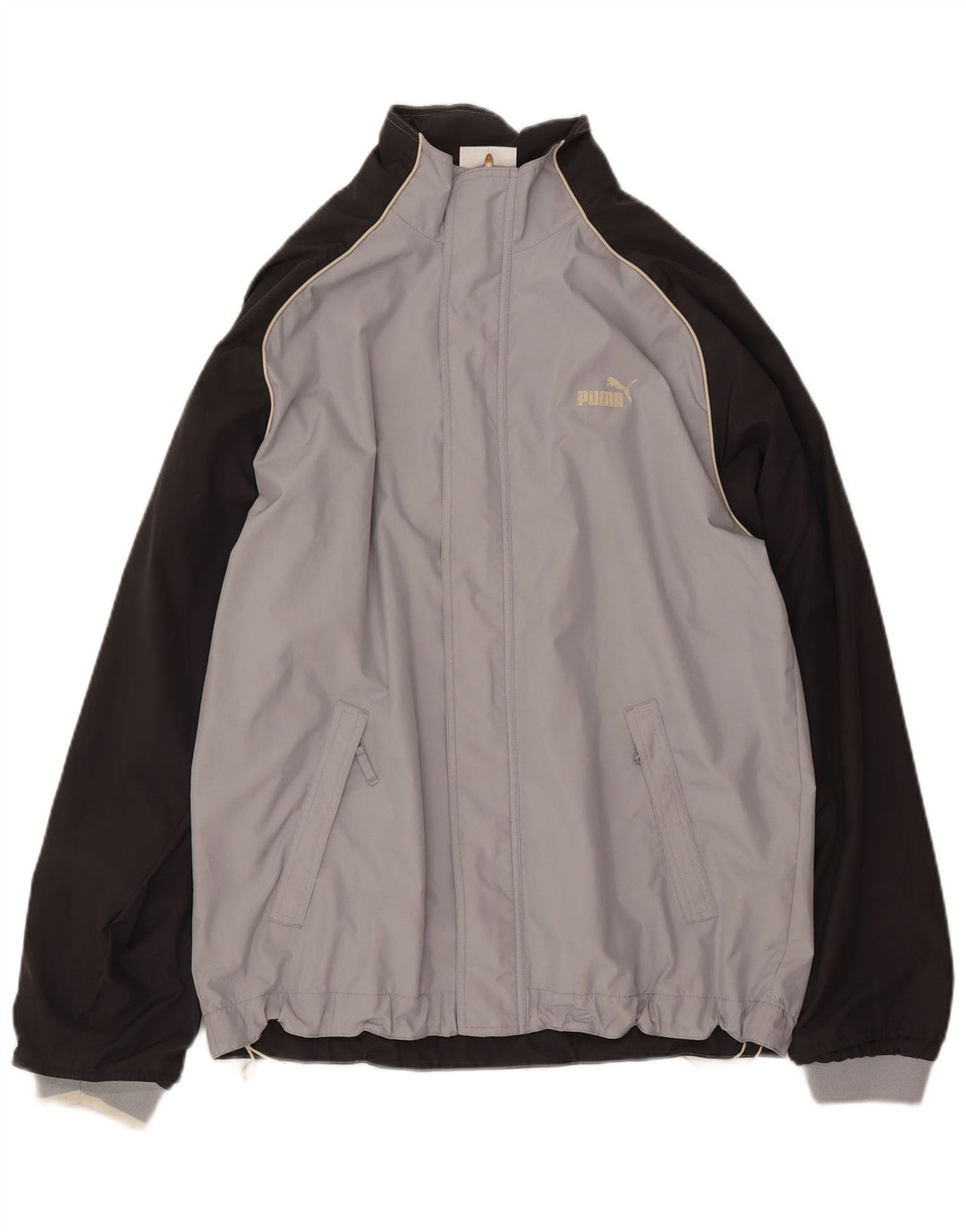 Jachetă de trening PUMA pentru bărbați, mare, gri, colorblock