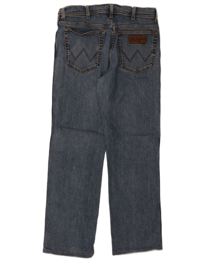 Blugi drepte pentru bărbați Wrangler Texas W34 L29 Bumbac albastru