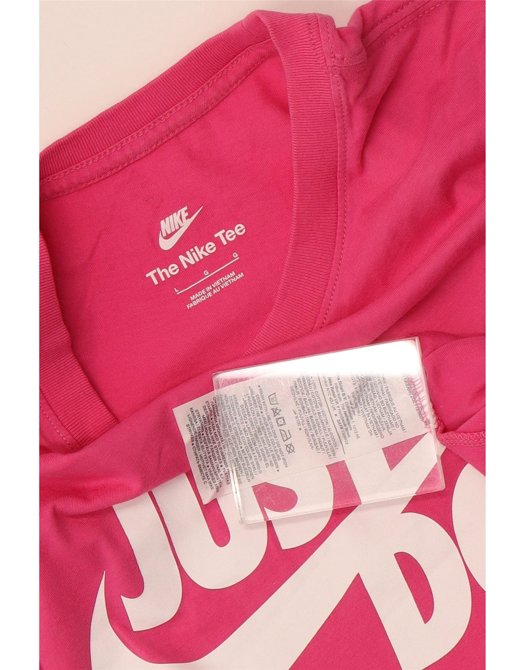 Tricou grafic pentru bărbați NIKE Top mare din bumbac roz